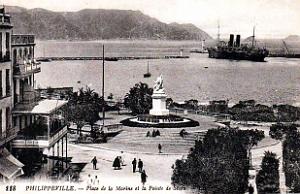 Philippeville - Place de la Marine et la Pointe de Stora
